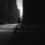 A multi-vehicle crash occurred, killing a pedestrian who behaved as a good Samaritan.