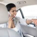 Passenger in Uber