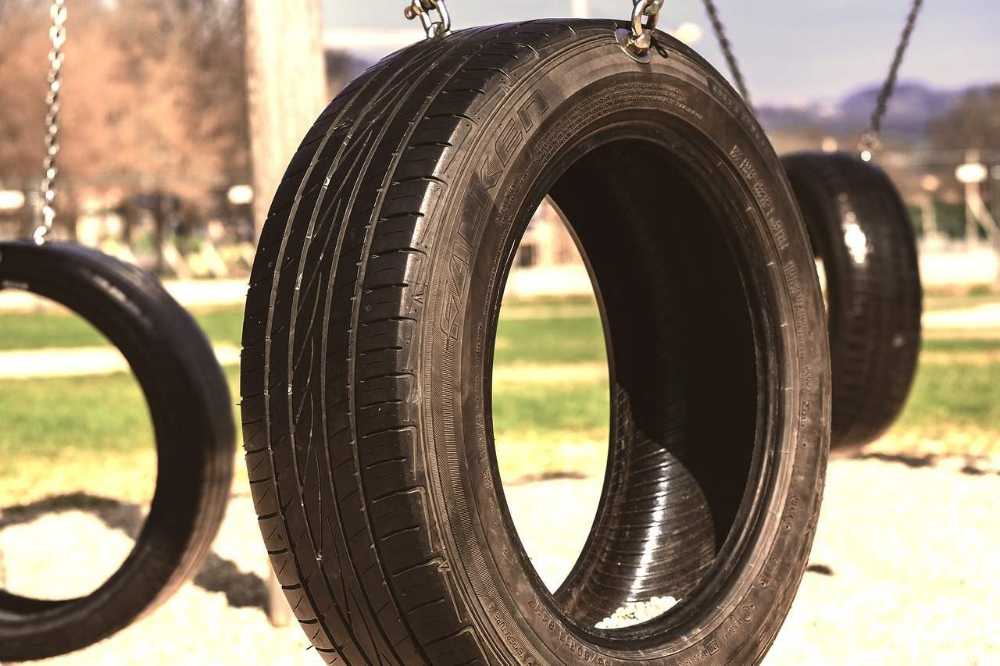Cracks in tire tread can increase the risk of a tire blowout when the vehicle is in operation.